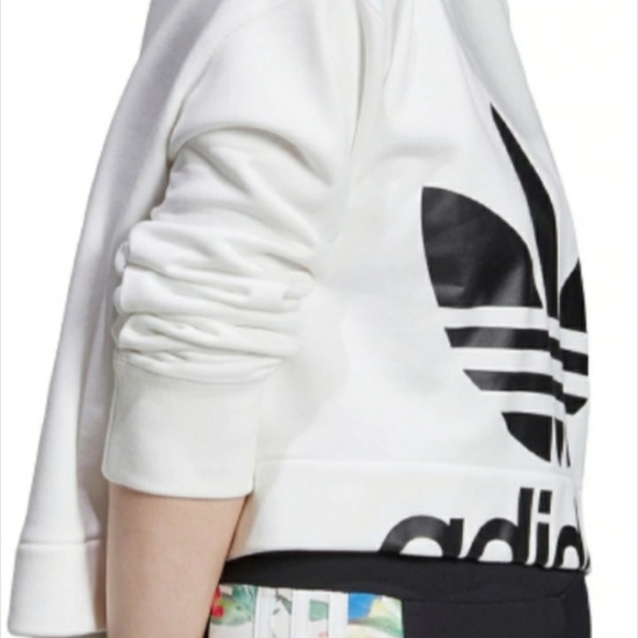 **HP** ADIDAS Trefoil Cropped Sweatshirt - Picture 4 of 7